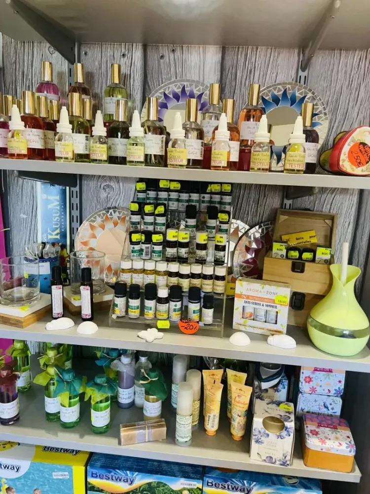 Boutique souvenirs huiles essentielles